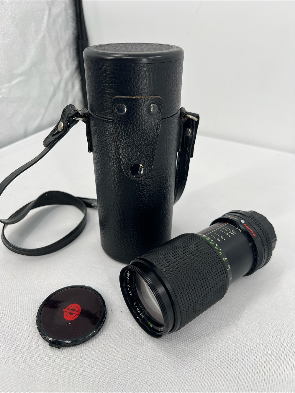 Matix Black Telephoto Lens with Matching Carry Case